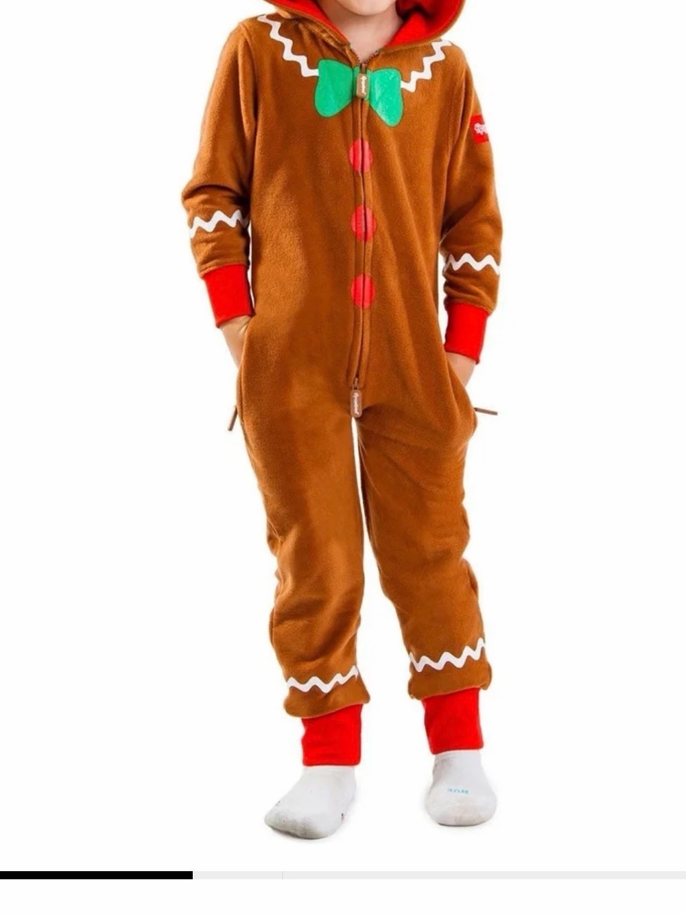 Tipsy Elves Kids Gingerbread Jumpsuit